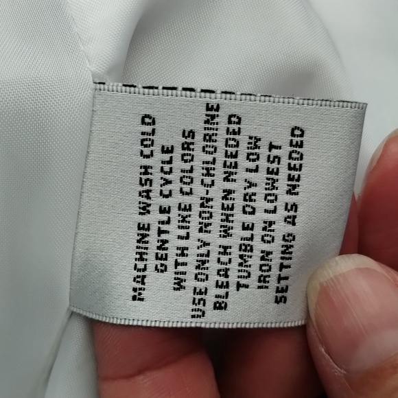 Units blazer statement jacket full zip size large black white gray pleated back - Picture 8 of 8